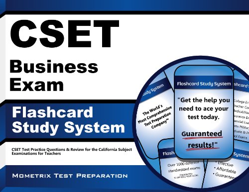 CSET Business Exam Flashcard Study System: CSET Test Practice Questions & Review for the California Subject Examinations for Teachers