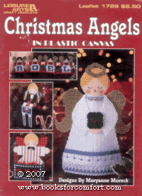 Christmas Angels in Plastic Canvas, Leaflet 1729