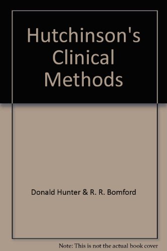 HUTCHINSON'S CLINICAL METHODS