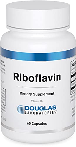Douglas Laboratories Riboflavin 100 mg | Vitamin B2 | Cellular Energy and Metabolism Support* | 60 Capsules
