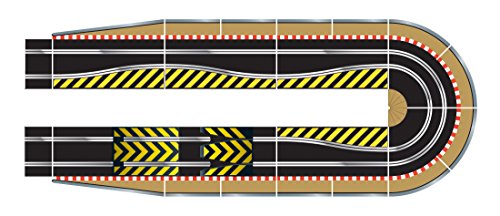 Scalextric C8514 Track Extension Pack Ultimate 1x Leap (Ramp Up and Ramp Down) Straight 2 Hairpin Curves 2x 1/4 Straight 4 Side Swipes