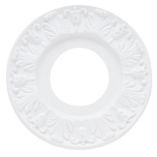 Westinghouse Lighting 7702700 Lighting Ceiling Medallions, Molded Plastic, 10 Inch Dia, 1 Pack, White Finish