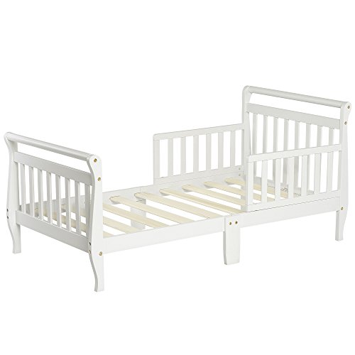 Book Cover Dream On Me Classic Sleigh Toddler Bed, White