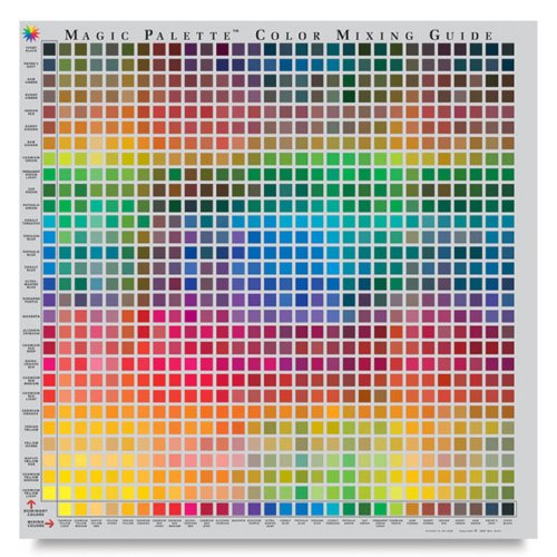 Book Cover Magic Palette Color Mixing Guide 11.5 Inch
