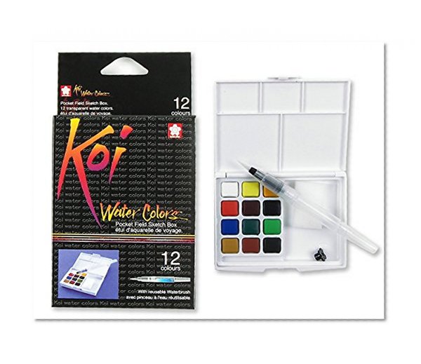 Book Cover KOI Watercolors Field Box Set of 12 Colors