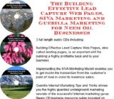 The Guerilla Marketing, Building Effective Lead Capture Web Pages, SIVA Marketing for Neem Oil Businesses