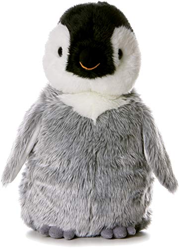Book Cover Aurora® Adorable Flopsie™ Penny Penguin™ Stuffed Animal - Playful Ease - Timeless Companions - Gray 12 Inches