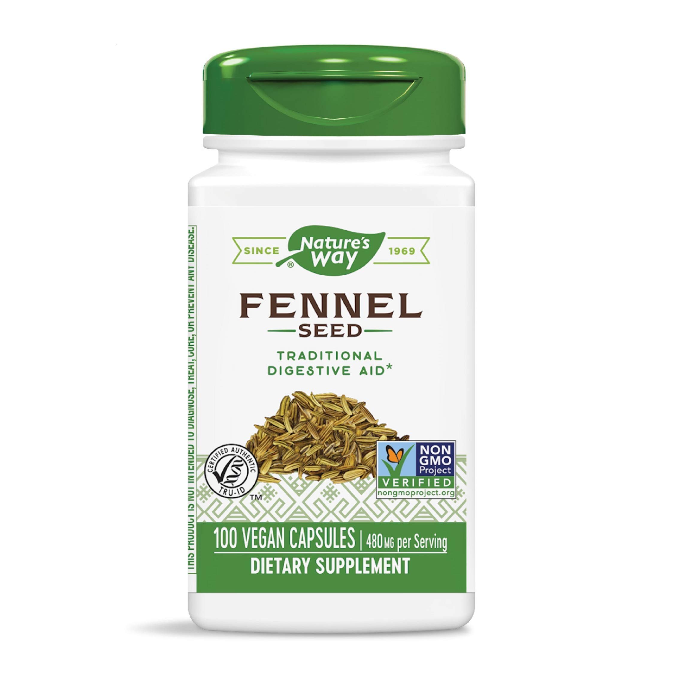 Book Cover Nature's Way Fennel Seed 480 mg, 100 VCaps