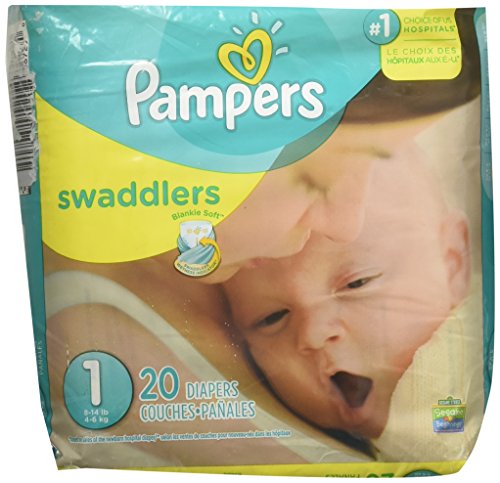 Book Cover Pamper Swaddler Size 1 20 diapers