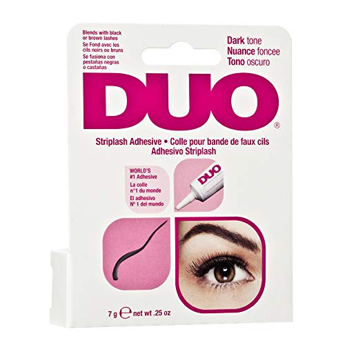 Book Cover DUO Strip EyeLash Adhesive for Strip Lashes, Dark Tone, 0.25 oz