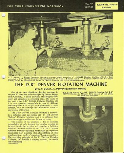 The D-R Denver Flotation Machine