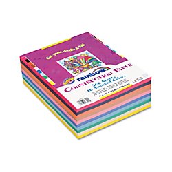 Pacon Art Street Lightweight Construction Paper, 10 Assorted Colors, 9" x 12", 500 Sheets