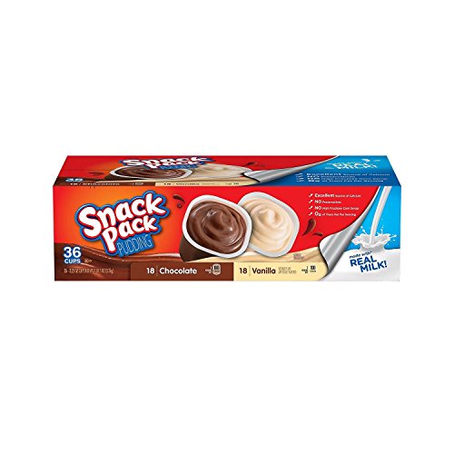 Hunt's Snack Pack Pudding Variety - 36/3.5 oz.