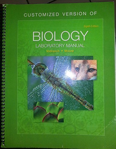 Biology: Laboratory Manual (Customized Version)