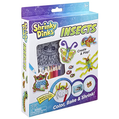 Book Cover Shrinky Dinks Insects Activity Set Kids Art and Craft Activity