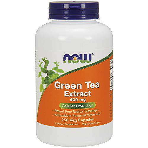 Book Cover NOW Supplements, Green Tea Extract 400 mg, 250 Veg Capsules