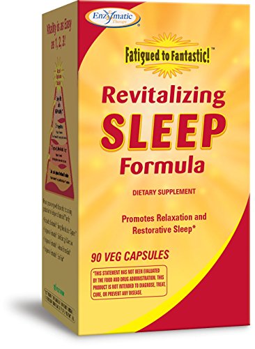 Book Cover Enzymatic Therapy Revitalizing Sleep Formula, 90 Veg Capsules