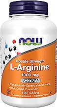 Book Cover NOW Supplements, L-Arginine 1,000 mg, Nitric Oxide Precursor, Amino Acid, 120 Tablets