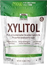 Book Cover NOW Natural Foods, Xylitol, Pure with No Added Ingredients, Keto-Friendly, Low Glycemic Impact, Low Calorie, 2.5-Pound (Packaging May Vary)