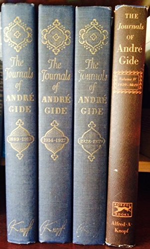 JOURNALS OF ANDRE GIDE: Complete 4 Vol. Set