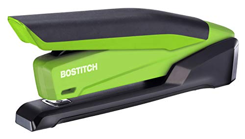 Book Cover Bostitch InPower Spring-Powered Desktop Stapler, Green (1123)