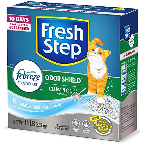 Book Cover Fresh Step Scoopable Cat Litter, Clumping, 14 lbs