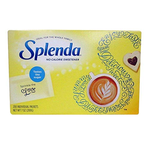 Book Cover SPLENDA No Calorie Sweetener Granulated Sugar Substitute (200 Count Single-Serve Packets)
