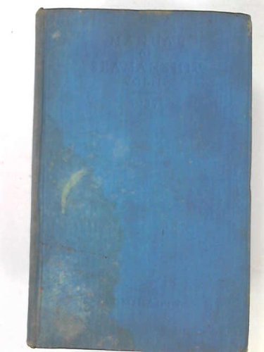 Manual of Seamanship 1937 Volume One