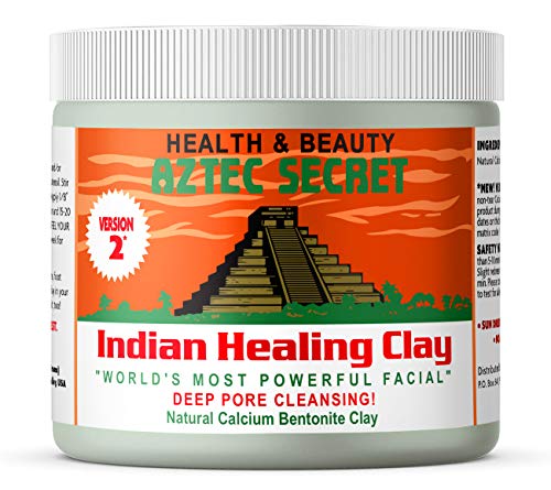 Book Cover Aztec Secret - Indian Healing Clay - 1 lb. | Deep Pore Cleansing Facial & Body Mask | The Original 100% Natural Calcium Bentonite Clay - New! Version 2