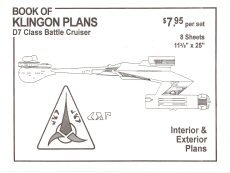 Book of Klingon Plans: D7 Class Battle Cruiser (Star Trek)