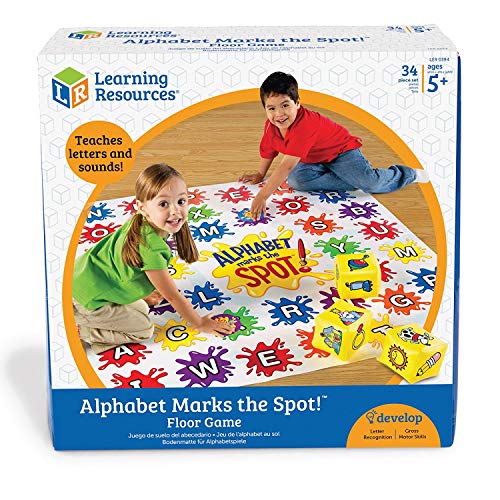 Book Cover Learning Resources Alphabet Marks The Spot Floor Mat