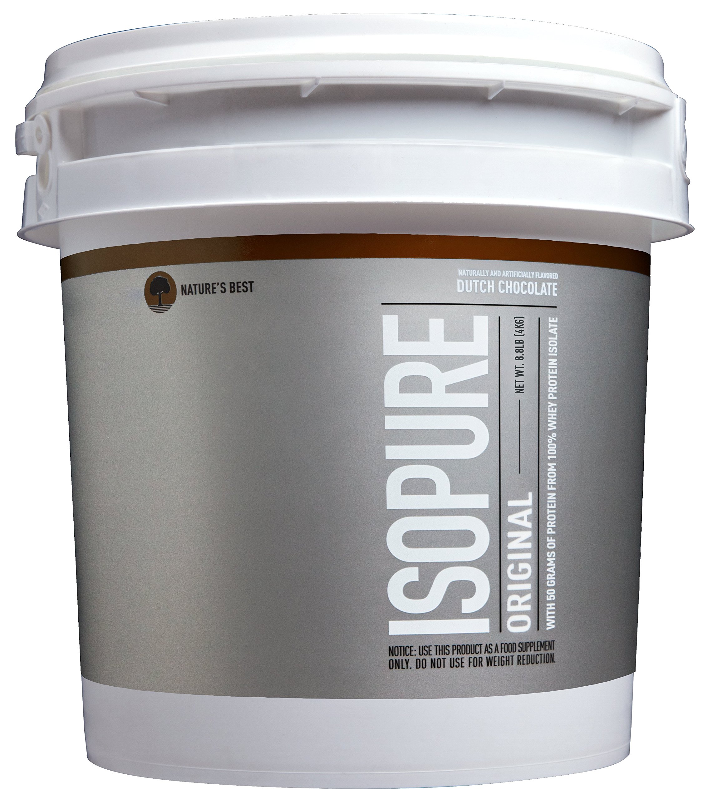 Book Cover Isopure Original Protein Powder, 100% Whey Protein Isolate, Flavor: Dutch Chocolate, 8.8 Pounds (Packaging May Vary)