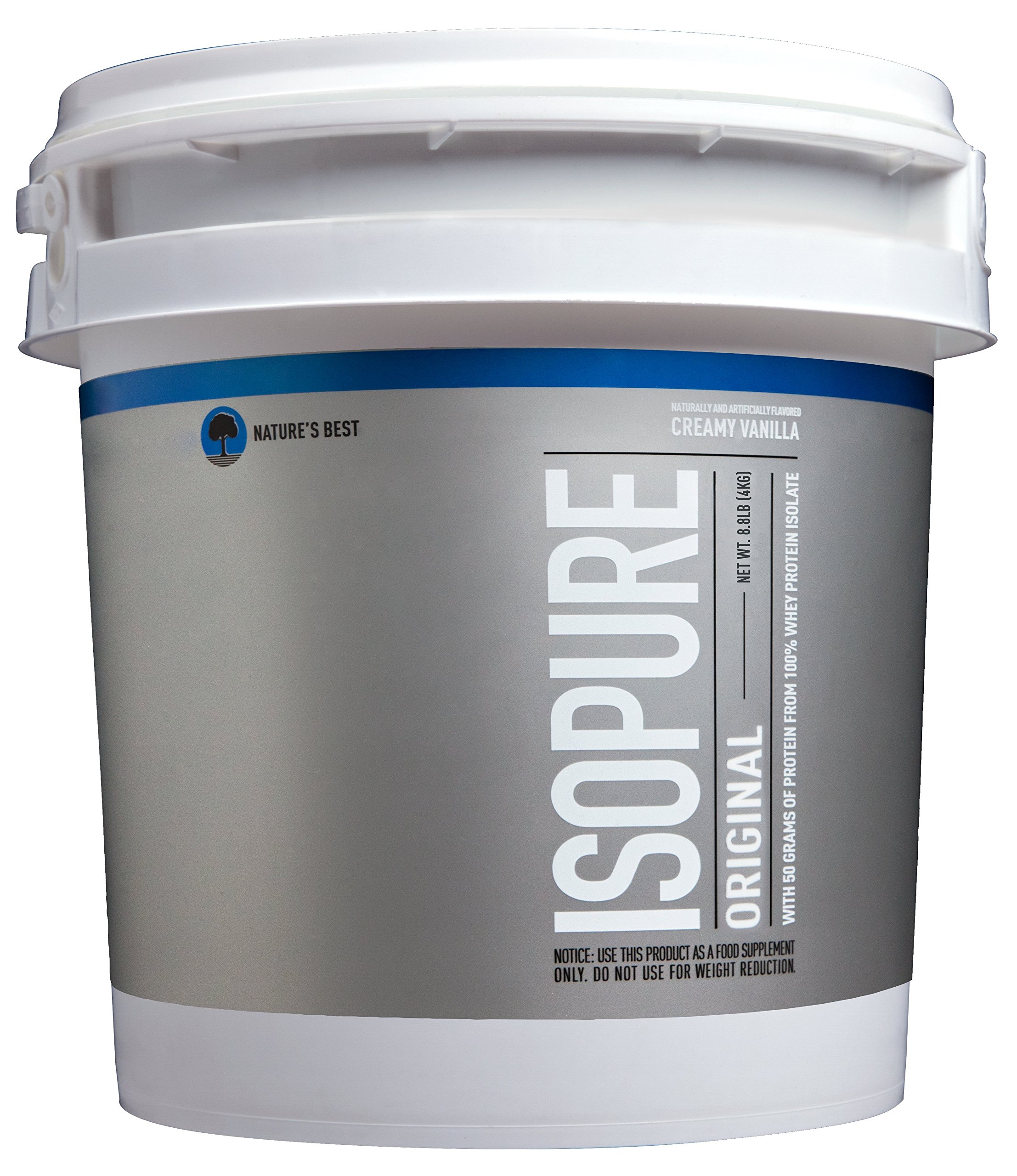 Book Cover Isopure Original Protein Powder, Vitamin C and Zinc for Immune Support, 100% Whey Protein Isolate, Flavor: Creamy Vanilla, 8.8 Pounds (Packaging May Vary)