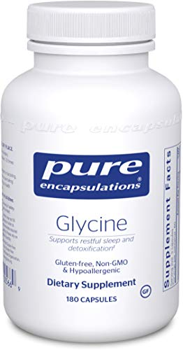 Pure Encapsulations Glycine - Supports Restful Sleep & Liver Detox* - Liver Supplement - Vegan & Gluten-Free - 180 Capsules