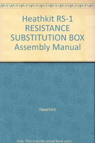 Heathkit RS-1 RESISTANCE SUBSTITUTION BOX Assembly Manual