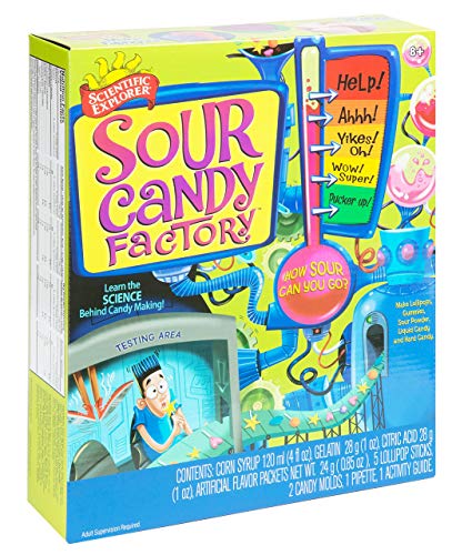 Book Cover Slinky Scientific Explorers Sour Candy Factory Kit, Other, Multicoloured, 6.98 x 25.65 x 30.73 cm