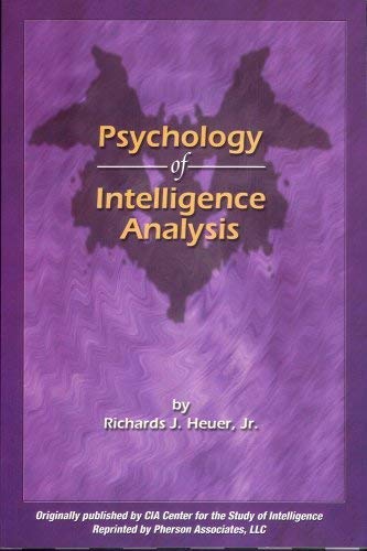 Book Cover Psychology of Intelligence Analysis