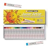 SAKURA Cray-Pas Junior Artist Assorted Color Oil Pastels, Set of 25 XEP25