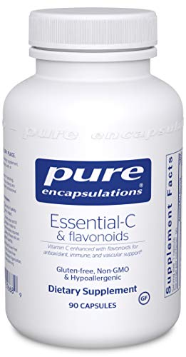 Pure Encapsulations Essential-C & flavonoids | Hypoallergenic Vitamin C Supplement Enhanced with Flavonoids | 90 Capsules