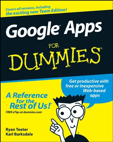 Book Cover GoogleTM Apps For Dummies®