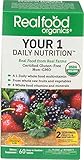 Country Life Realfood Organics - Your Daily Nutrition Multivitamin - 60 Easy-to-Swallow Tablets