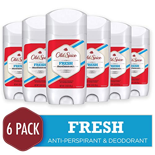 Book Cover Old Spice Deodorant for Men, Long Lasting Fresh, High Endurance, Robust Greens Scent, 3 Oz (Packaging may vary) (Pack of 6)