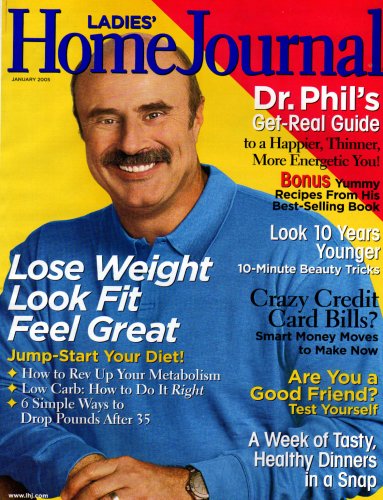 Dr. Phil McGraw Cover Ladies' Home Journal Magazine January 2005