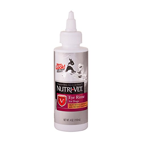 Book Cover Nutri-Vet Eye Rinse Liquid for Dogs, 4-Ounce