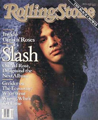SLASH ISSUE # 596---ROLLING STONE MAGAZINE JANUARY 24TH, 1991