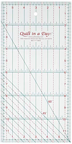 Book Cover Quilt in a Day 6-Inch by 12-Inch Ruler