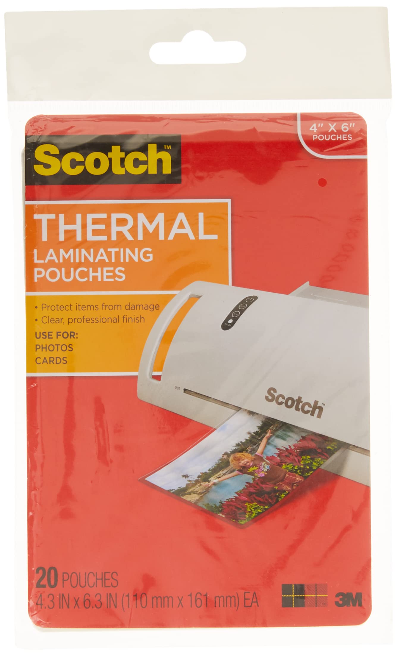 Book Cover Scotch Thermal Laminating Pouches