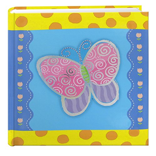 Book Cover Pioneer Photo Albums 200-Pocket 3-D Butterfly Applique Cover Photo Album, 4 by 6-Inch