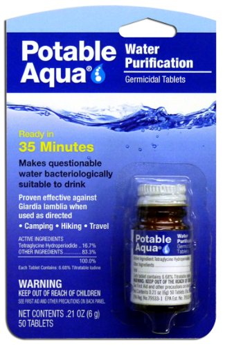 Book Cover Potable Aqua Germicidal Water Purification Tablets