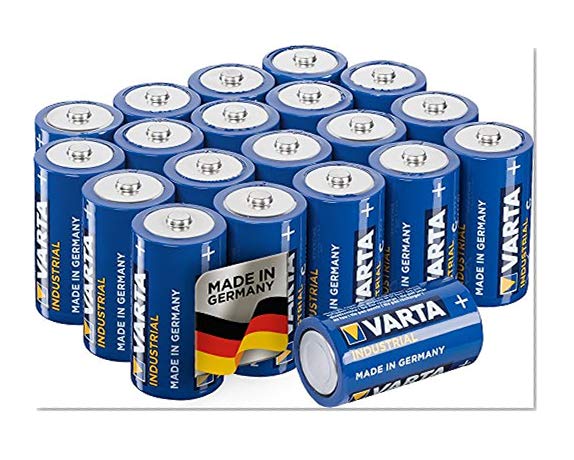 Varta - 80411286601 - Piles alcalines Industrial C Baby LR14 - pack de 20